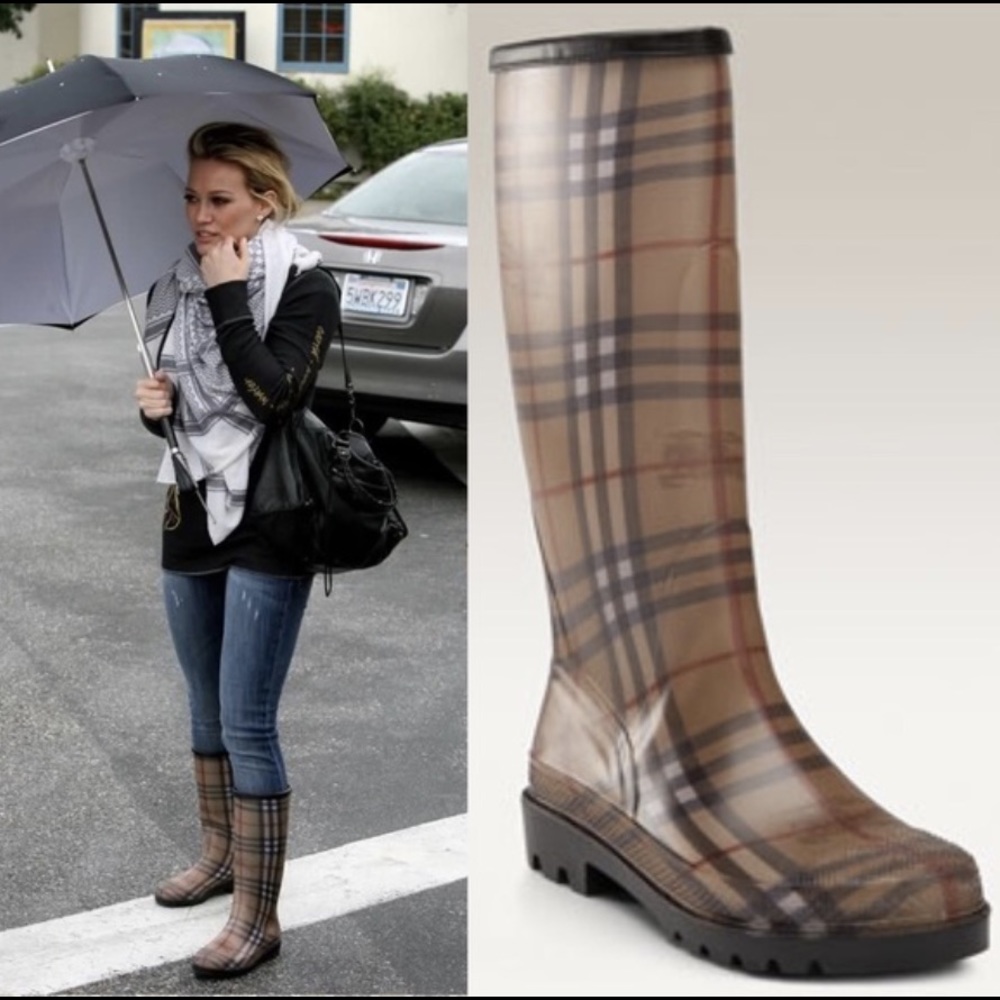Authentic Burberry Rainboots